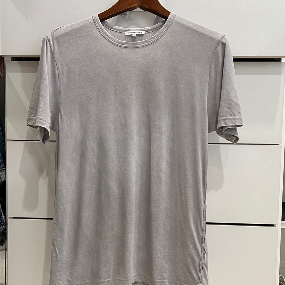 Cotton Citizen Light Gray Short Sleeve Tee